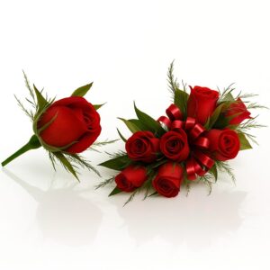 Corsage + Boutonniere Pure Elegance