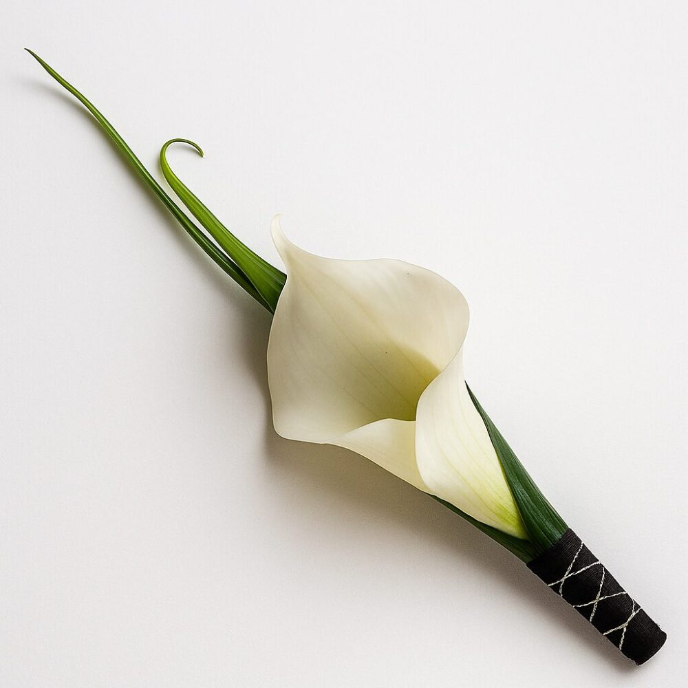 boutonniere aqua elegance boutonniere aqua elegance 20250619 1204 cala realista mejorada remix 01jy4jadcte6rah79dfnm4ktbh