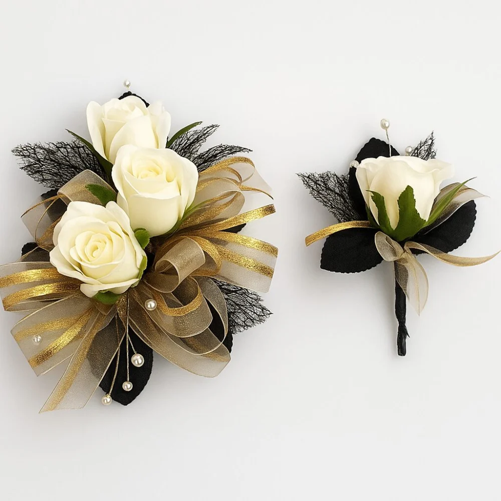 corsage boutonniere elegance gold corsage boutonniere elegance gold corsage boutonniere elegance gold
