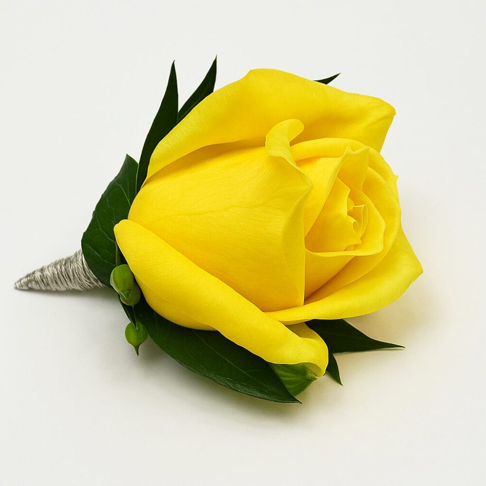 boutonniere monet boutonniere monet 20250610 0913 rosa amarilla realista remix 01jxd2zkx0ebyv1zqd6nbstf11