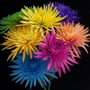 Spider Mums Tinted