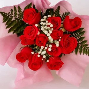 Dozen Roses Bouquet Be My Valentine