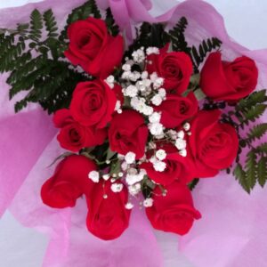 Dozen Roses Bouquet Be My Valentine