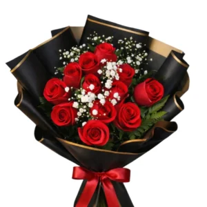 Mother's Day bouquets, designed like love letters 25 Dozen Roses Bouquet Be My Valentine