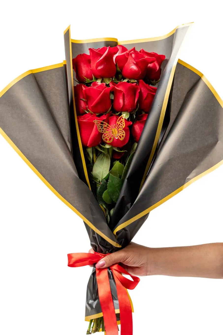 dozen red roses 16 inches length check 1