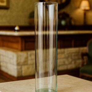 Large Crystal Clear Vase