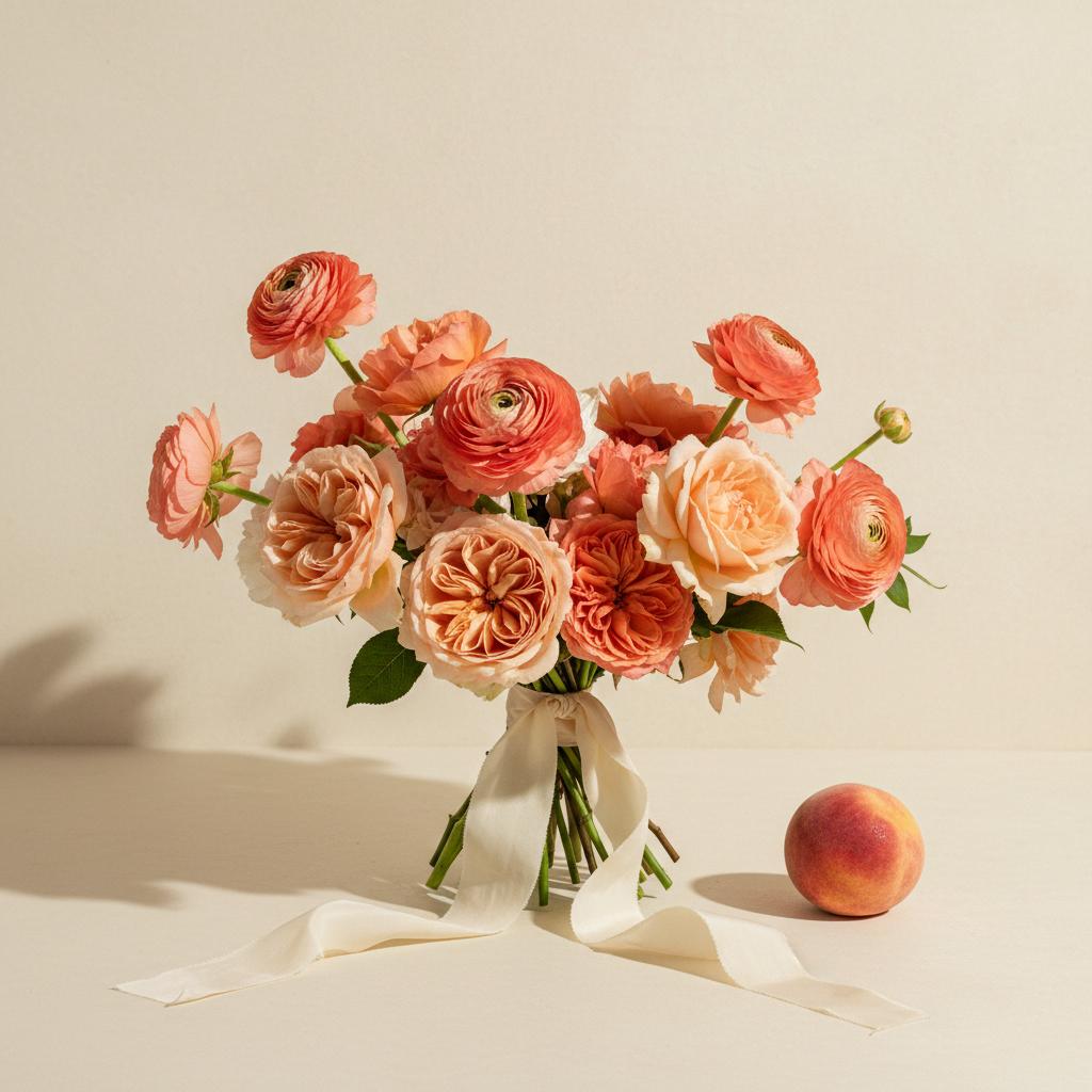 color_tile_peach mothers day bouquets designed like love letters color tile peach